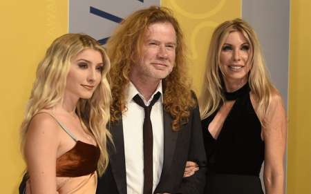 Pamela Anne Casselberry, Dave Mustaine, with Daughter Electra